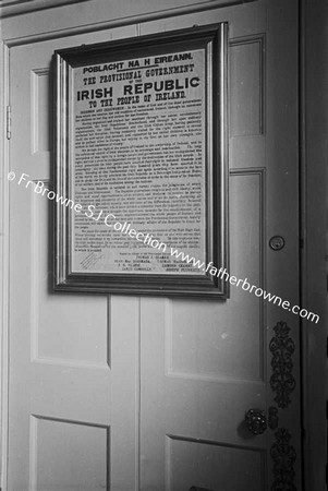 ARAS AN UACHTARAIN PROCLAMATION OF IRISH REPUBLIC 1916